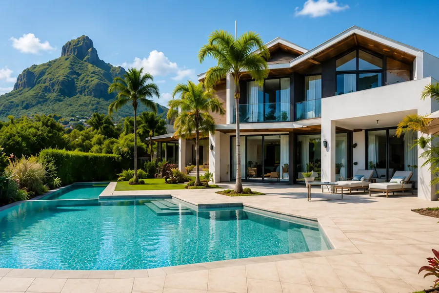 Family villa with a swimming pool
